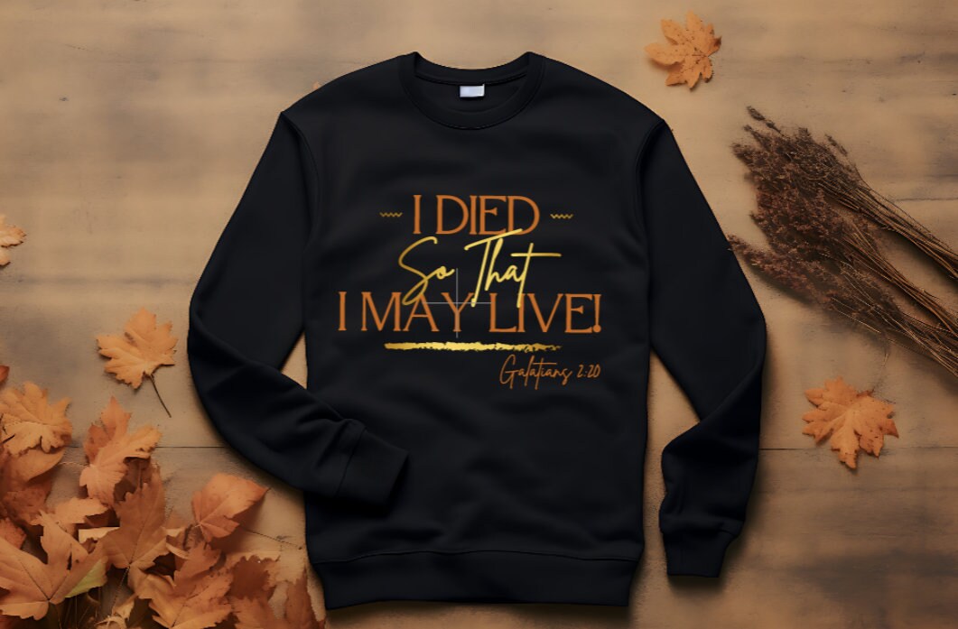 Custom Christian Faith Sweatshirt, Mom/Dad Shirt, Live in God Sweatshirt, Scripture shirt, Jesus Sweatshirt, Inspirational Spiritual Shirt