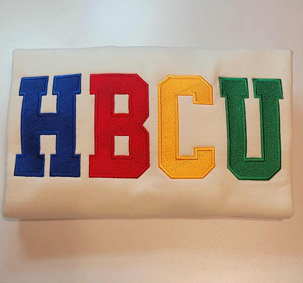 Custom HBCU Embroidered Sweatshirt/Hoodie